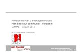 Révision du Plan d’aménagement local Plan directeur ...Révision du Plan d’aménagement local Plan directeur communal – version 0 GAPAL – 16 juin 2015 UETP / Hubert Jaquier