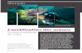 L’acidification des océans · 2016. 1. 15. · Acidification des oceans bien que limité, sur la croissance de la plu-part des espèces étudiées. Une hausse de la production