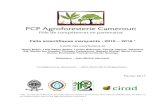 Faits scientifiques marquants : 2010 – 2016 scientifiques... · 2018. 10. 6. · 3 Faits scientifiques marquants pour la période 2010-2015 1. Introduction Le DP « PCP Agroforesterie