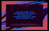 journée de présentation d’objets théâtraux en devenir #2 · 2019. 3. 6. · Née en 2015 à Rouen, Alchimie a comme ligne artistique les textes littéraires et théâtraux d’auteurs
