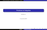 Primitives et Intégralesharauclement.free.fr/Cours/BacPro/IEEE/Maths/Primitive...Activités et terminologie Calcul intégral Compléments Exercices Propriétés Moyenne La valeur