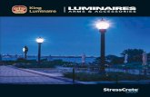 New LUMINAIRES · 2020. 8. 26. · 2016 King Luminaire Co. Inc. completes a 53,000 square foot expansion of its Jefferson, Ohio facility which offers a new state of the art Surface-Mount