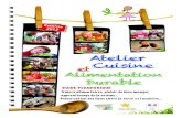 Atelier et Cuisine Alimentationdraaf.auvergne-rhone-alpes.agriculture.gouv.fr/IMG/pdf/... · 2017. 2. 6. · Atelier Cuisine et Alimentation Durable 5 L ’atelier-cuisine est un