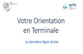 Votre Orientation en Terminale - Ile Maurice · 2020. 2. 11. · (Recommendation letter, Transcripts) Tests: IELTS ou TOEFL 15 janvier: McGill , 1er février: Université de Montréal