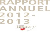RAPPORT ANNUEL 2012- 2013 - Centre d'action bénévole de ......incidence sur les besoins de la communauté en matière d’action bénévole, de définir l’évolution du profil