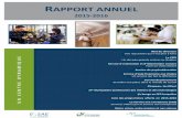 Centre des services scolaire De La Jonquière - Rapport annuel … · 2017. 6. 9. · Encore une fois au cours de l’année 2015‐2016, le personnel du Centre de formation professionnelle