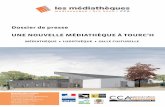 UNE NOUVELLE MÉDIATHÈQUE À TOURC’H · et d’quipement du Finistère (SDEF), Ville de É Tourc’h 400 m² de surface, pour 3 espaces de plus de 100m² chacun, ouverts aux publics