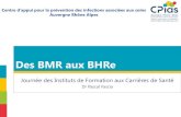 Des BMR aux BHRe - CPias Auvergne Rhône-Alpes · Centre d’appui pour la prévention des infections associées aux soins Auvergne Rhône Alpes Journée des Instituts de Formation