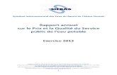 Rapport annuel sur le Prix et la Qualité du Service public ... · 1 Syndicat Intercommunal des Eaux du Bassin de l'Adour Gersois Rapport annuel sur le Prix et la Qualité du Service