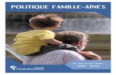 POLITIQUE FAMILLE AÎNÉS - pohenegamook.netpohenegamook.net/wp-content/uploads/2019/08/Politique-famille-aîn… · La famille, peu impote sa composition, est et sea toujou s le