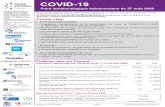 COVID-19 : point épidémiologique du 27 août 2020€¦ · Les résultats des analyses étaient connus pour 2 195 patients et étaient positifs pour 142 (7%) d’entre eux. Surveillance