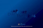 RAPPORT D’ACTIVITÉ2016 - AM-Today · réflexions sur les grands défis à relever. Sur le thème de la révolution numérique, la table ronde 2016 a cette année encore, apporté
