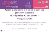 Quel parcours de soin pour un patient atteint d’hépatite C ......Quel parcours de soin pour un patient atteint ... (AP-HP), Paris Symposium VHC MSD France – JNI Lille (Juin 2016)