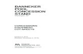 BANNEKER POOL CONCESSION STAND...BANNEKER POOL CONCESSION STAND Washington, DC CONCESSIONS EQUIPMENT CUT-SHEETS October 5, 2015 (Revised: November 6, 2015) NYIKOS ASSOCIATES, INC.