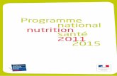 Programme national nutrition santé 2011mentionnées dans le Programme éducation santé 2011-2015 et complémentaires à ce programme † 21 Mesure 4 Développer des actions d’information