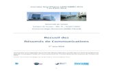 Recueil des Résumés de Communications - Mercator Ocean...Since May 2015, Mercator Ocean opened the Copernicus Marine Service (CMS) and is in charge of the global ocean analyses and