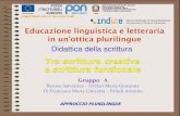 Educazione linguistica e letteraria · 2013. 5. 30. · L’esercizio della variazione serve a esplorare le possibilità della lingua, ... quella fatta da Umberto Eco a Beatrice,