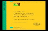 Le rôle de l’Auditeur Interne dans la Prévention de la Fraudebibliotheque.pssfp.net/livres/LE_ROLE_DE_L... · 9 LE RÔLE DE L’AUDITEUR INTERNE DANS LA PRÉVENTION DE LA FRAUDE