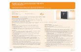 Coffret de commande TS 971 · 2018. 9. 14. · TÜV NORD CERT GmbH Contrôles et certificats TS 971 – Commande automatique pour DES / NES 1 Version avec interrupteur principal 2