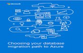 Choosing your database migration path to Azure...Data Migration Assistant (DMA) enables you to upgrade to Azure data services by detecting compatibility issues that can impact database