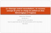 Le «Damage control resuscitation», un nouveau concept de ...rrspum.ca/resumes/Erud2015/Z-205_Marie-Eve_Theriault.pdf · Damage control resuscitation is associated with a reduction