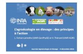 L’agroécologie en élevage : des principes à l’action...5 principes pour les systèmes de production animale Système d’élevage durable P1 Gérerla santé animale de manière