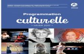 Programmation culturelle - Ville de Notre-Dame-des-Prairies · 2017. 9. 25. · culturelle Programmation LAURÉATE « MUNICIPALITÉ CULTURELLE 2015 » GRANDS PRIX DESJARDINS DE LA