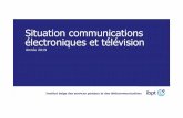 Situation communications électroniques et télévision...des communications a augmenté de 0,8% en 2019 mais la hausse des prix reste en dessous du taux d'inflation (0,9%) 8 Variationannuelledes