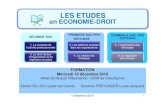 LES ETUDES en ECONOMIE-DROIT - Académie de Lyonecogestionlp.enseigne.ac-lyon.fr/spip/IMG/pdf/Diaporama_Les_Etudes_en... · LES ETUDES en ECONOMIE-DROIT SECONDE RCU 1. Le contexte