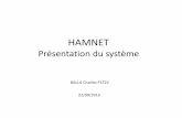 HAMNETref67.fr/images/pdf/Hamnet - presentation strasbourg.pdf · Qu’est-ce que HAMNET • Projet de réseau TCP/IP par radio sur 2.4 et 5 GHz. • A vu le jour aux environs de