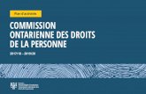 Commission Ontarienne des droits de la personne Business Plan... · 2018. 1. 8. · Plan d’activités : 2017-2018 – 2019-2020 ___________________________________ Commission ontarienne