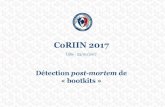 CoRIIN 2017 - CECyF...winresume.exe . Analyses •MBR –Structure –Vérifications •VBR –Structure –Vérifications •IPL –Structure –Vérifications . MBR - Structure Master