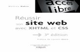 Réussir site webmultimedia.fnac.com/multimedia/editorial/pdf/9782212124859.pdf3 Nous verrons alors comment créer des liens entre les pages, car c’est le fondement même du Web
