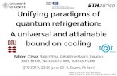 Unifying par adigms of quantum re friger ation: Bohr Brask ... · Bohr Brask Nicolas Brunner Marcus Huber QTD 2019, 23-28 June 2019, Espoo, Finland Fabien Clivaz et al., Fabien Clivaz