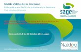 SAGE Vallée de la Garonne...de la Vallée de la Garonne B.3 - La qualité de la ressource en eau (2/3) • • Etat écologique écologique Toulouse) • Etat chimique –Mauvais