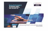 SOMMAIRE · Comité Régional de Normandie de Gymnastique page 1 Rapport annuel 2018-2019 SOMMAIRE RAPPORT MORAL Annexe DEVELOPPER ET PROFESSIONNALISER Les licences et la répartition