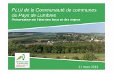 PLUI de la Communauté de communes du Pays de Lumbres...Réalisation d’un diagnostic agricole dans le cadre de la révision du SCOT du Pays de Saint-Omer Réalisation des enquêtes