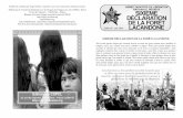 SIXIÈME DÉCLARATION DE LA FORÊT LACANDONEcspcl.ouvaton.org/IMG/pdf/Brochure Sexta.pdf · Nous sommes les zapatistes de l’EZLN. On nous appelle aussi les "néozapatistes". Bien,