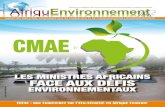 MAGAZINE BIMESTRIEL D'INFORMATION, DE FORMATION ...afriquenvironnementplus.info/wp-content/uploads/2017/09/...Magazine Bimestriel, d’analyse et de politique environnementale, Siège