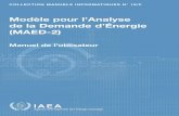 Modèle pour l’Analyse de la Demande d’Énergie (MAED-2) · 2007. 7. 17. · La présente publication de l’AIEA a été établie par la: Section de la planification et des études