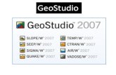 GeoStudio - univ-chlef.dz€¦ · GeoStudio . SLOPE/W Pour déterminer le facteur minimum de sécurité et la surface critique de glissement . a GeoStudio 2007 a SEEP/V.r 2007 QUAKE/W