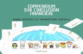 Compendium sur l’Inclusion Financière · Education financière à la gestion du budget d’un ménage • UNCUMA • Espagne 6 ... de ces besoins, correspond un service financier