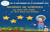 GRAINES DE SCIENCES...Du 17 septembre au 14 novembre 2018 : exposition Songe d’une nuit étoilée (p.7) Dans les bibliothèques du Louroux-Béconnais et de La Cornuaille (Val d’Erdre-Auxence)