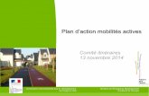 Plan d’action mobilités actives · Développement de l’offre de stationnement sécurisé dans les gares, les bâtiments d’habitation et de bureau. Amendement loi ferroviaire
