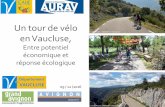 Un tour de vélo en Vaucluse, · •PAMA Nouvelles dispositions du Code de la Route, Solutions techniques volontaristes. ... L’offre « vélo » actuelle ... • Mise en tourisme