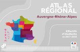 New Auvergne-Rhône-Alpes · 2019. 12. 6. · Auvergne-Rhône-Alpes. 2 Atlas régional / 2017-2018 Cet ouvrage est édité par le ministère de l’Enseignement supérieur, de la