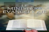Le Ministère Évangélique (2000) - Troisange.comGW)- LE...Préface Cet ouvrage parut — en anglais — pour la première fois en 1892, et trouva sa place dans tous les foyers adventistes.