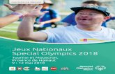 Jeux Nationaux Special Olympics 2018...7 Special Olympics Belgium, facts and figures Des ambassadeurs Kim Gevaert, Jean-Michel Saive, Michel Sablon, Piet den Boer, Paul Van Himst,