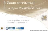La région Centre-Val de Loire · Emploi : un emploi majoritairement lié au tertiaire marchand mais avec un poids industriel fort Source : Urssaf 2015 8% 23% 56% 13% Construction