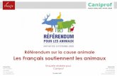 Les Français soutiennent les animaux · L'ADHÉSION AUX MESURES DU RÉFÉRENDUM POUR LES ANIMAUX (2/2) - Evolution de la position des Français ayant un avis sur le sujet depuis